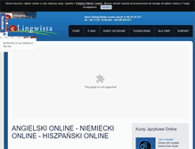 Tablet Screenshot of elingwista.pl